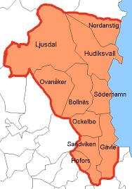 Gavleborg karta